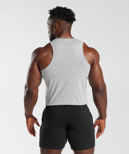 Gymshark Critical Tank Light Grey Marl