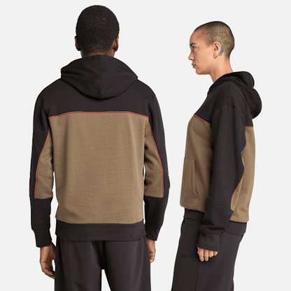 Timberland Cut-And-Sew Hoodie Black/Leaf Green