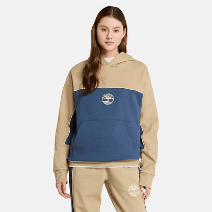 Timberland Cut-And-Sew Hoodie Lemon Pepper/Dark Denim