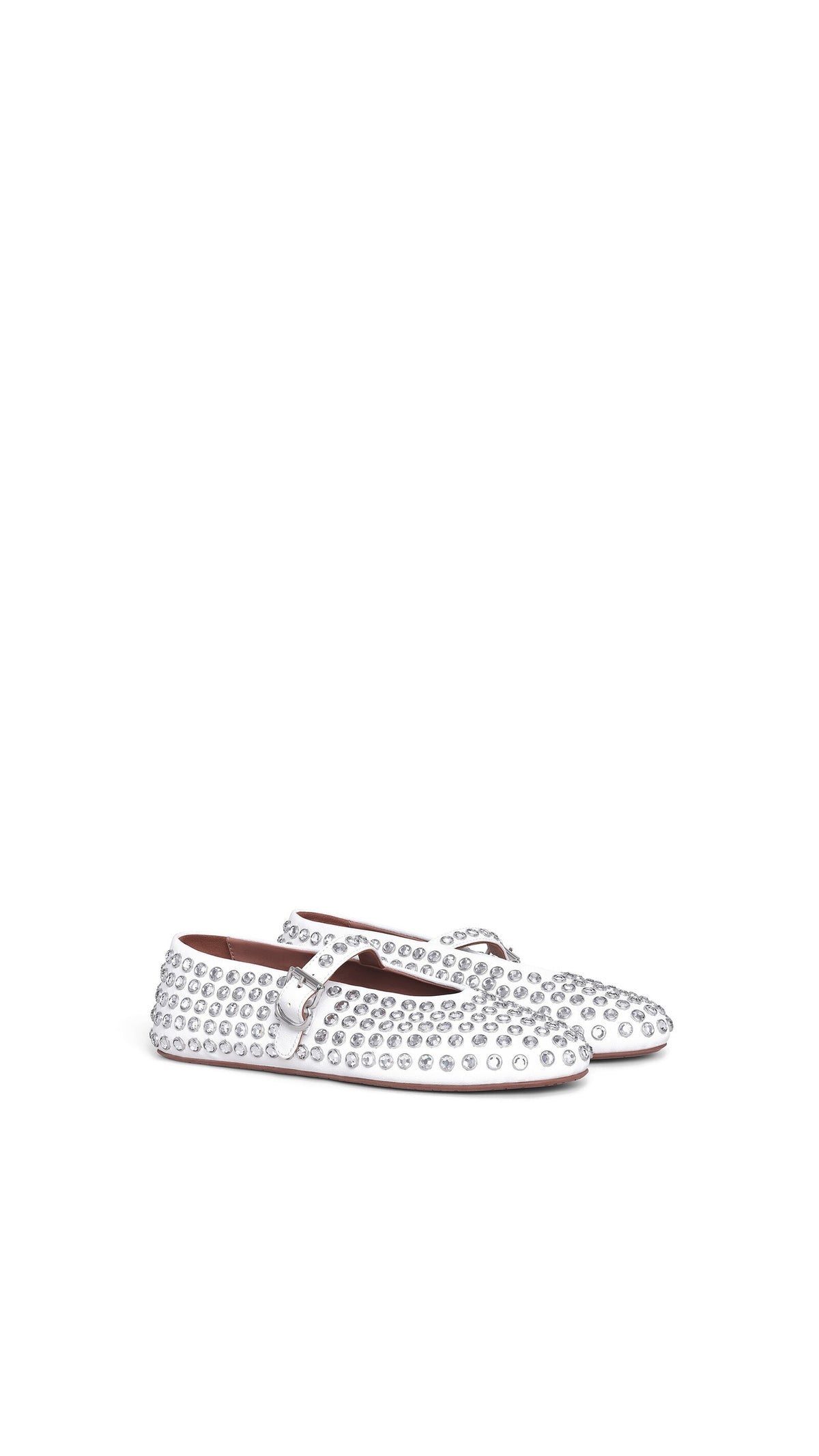 Alaïa Strass Lambskin Ballet Flats