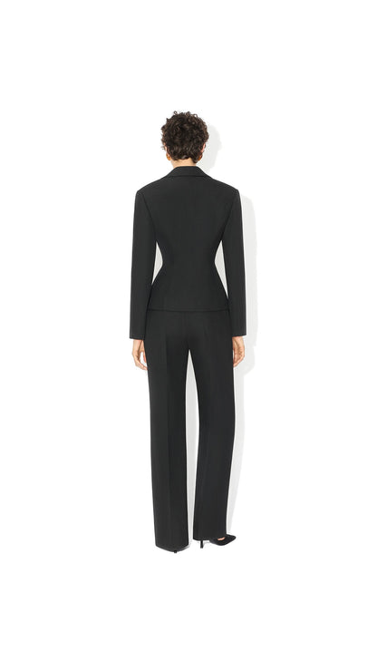 Alaïa Light Wool Single-Breasted Jacket