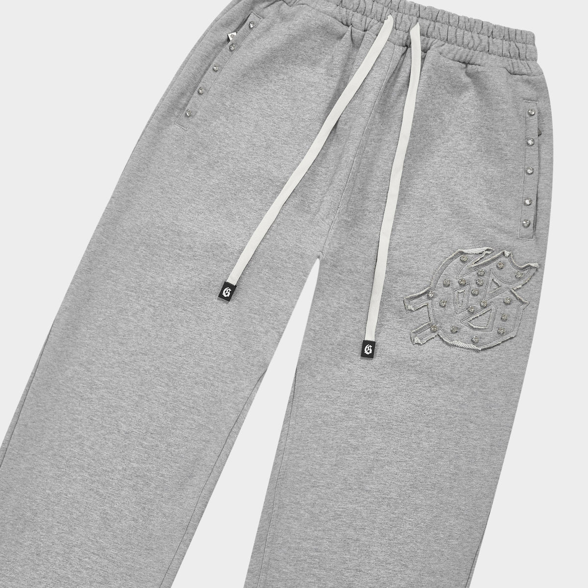 Godspeed Symmetric Studded Sweatsuit V2 (Heather Grey Vvs)