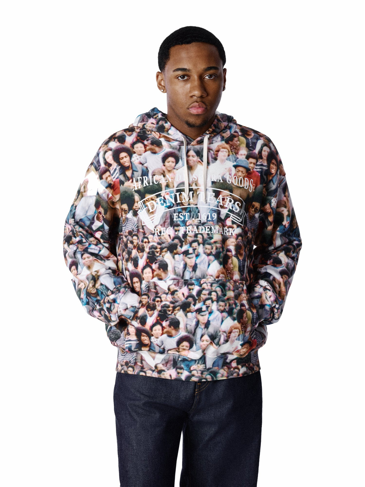 Denim Tears Harlem Festival ADG Stamp Hoodie
