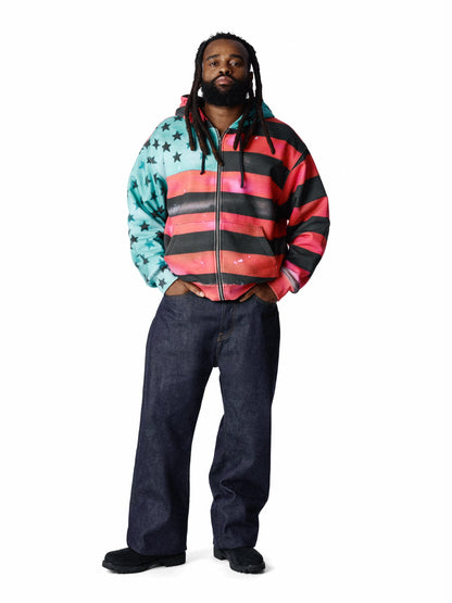 Denim Tears Spacebrat Flag Hoodie