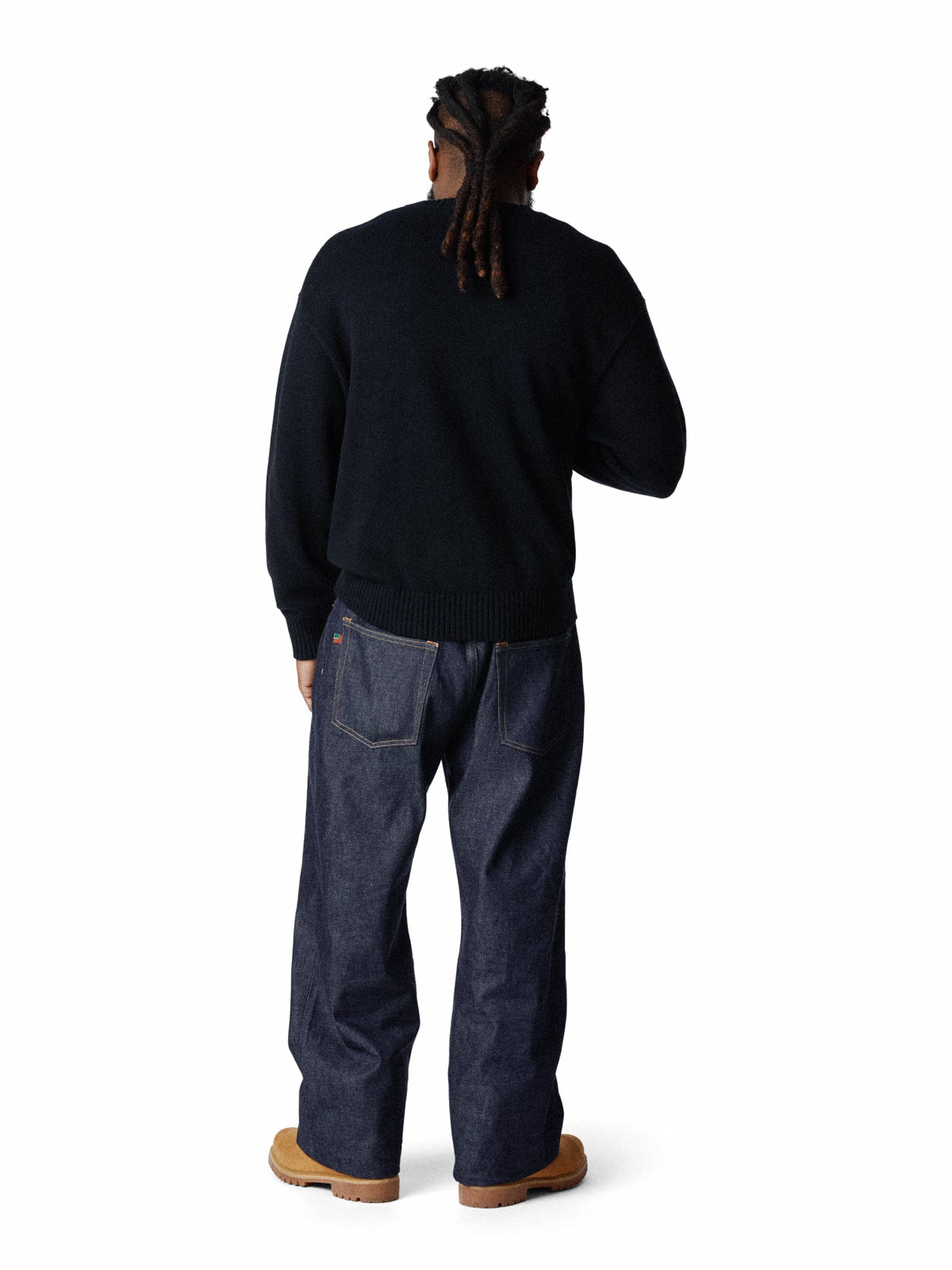 Denim Tears Pan-African American Sweater Black