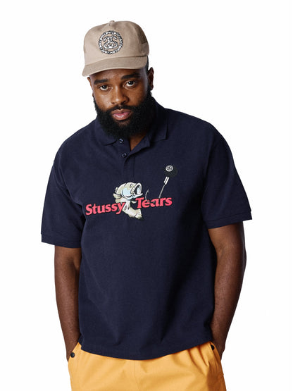 Stüssy Tears Polo Navy