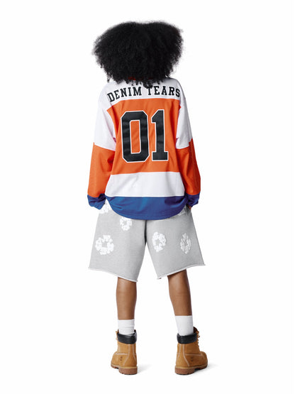 Denim Tears Burning Flag Hockey Jersey