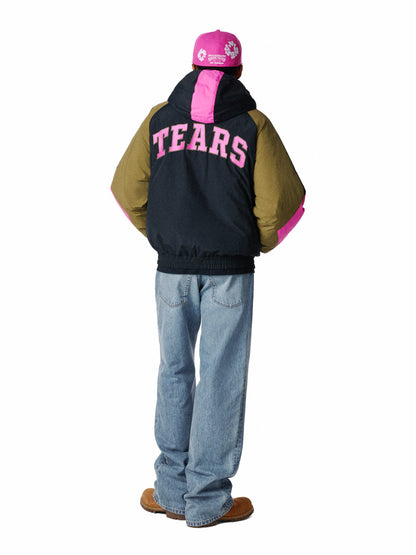 Denim Tears Stadium Jacket Black / Pink