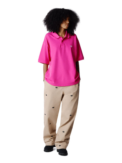 Denim Tears Wreath Polo Pink