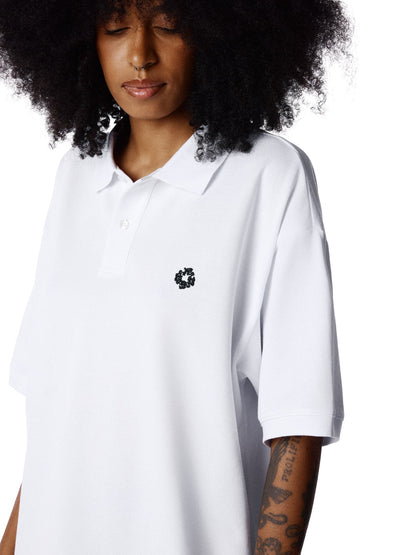 Denim Tears Wreath Polo White