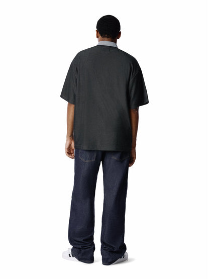 Denim Tears Masters Metallic Quarter-Zip Polo