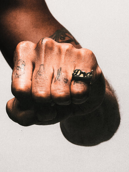 Denim Tears Dad Ring Gold