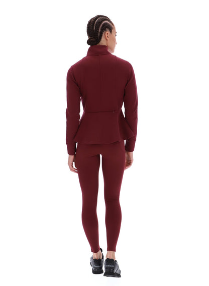 Ted Baker Donna Peplum Shape Zipup Active Jacket Women's