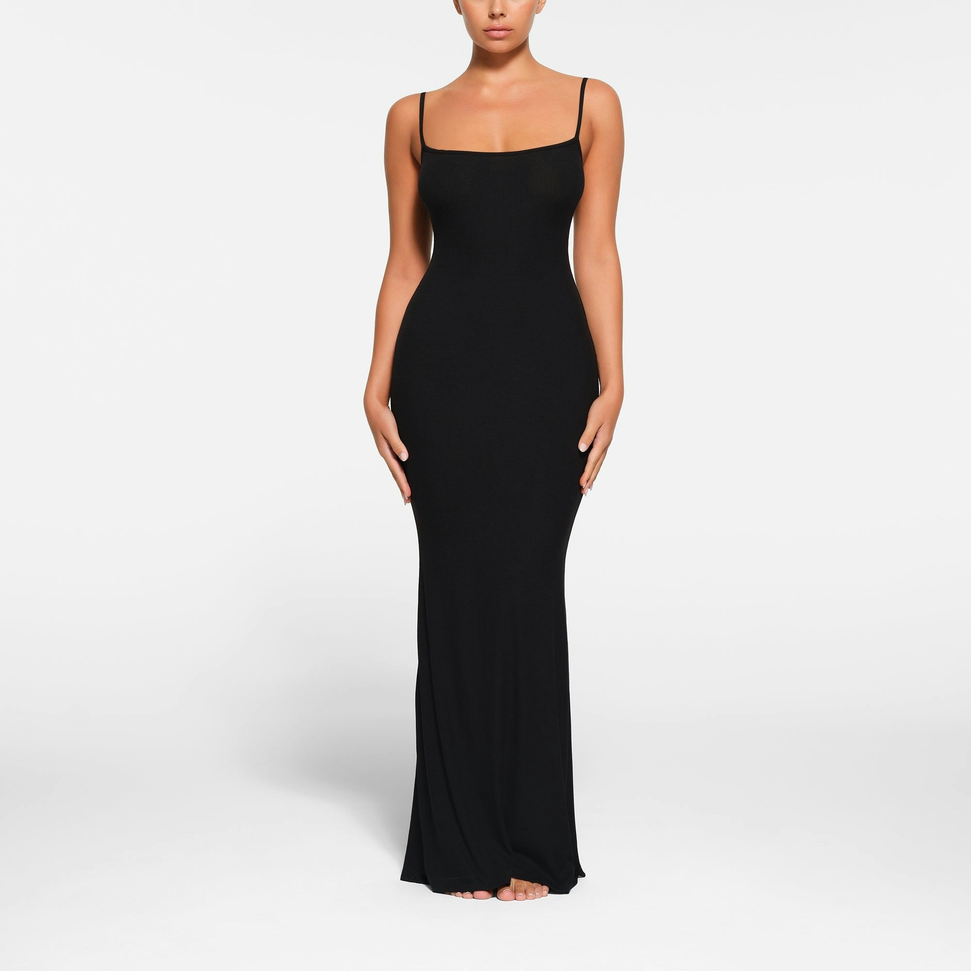 SOFT LOUNGE PETITE LONG SLIP DRESS
