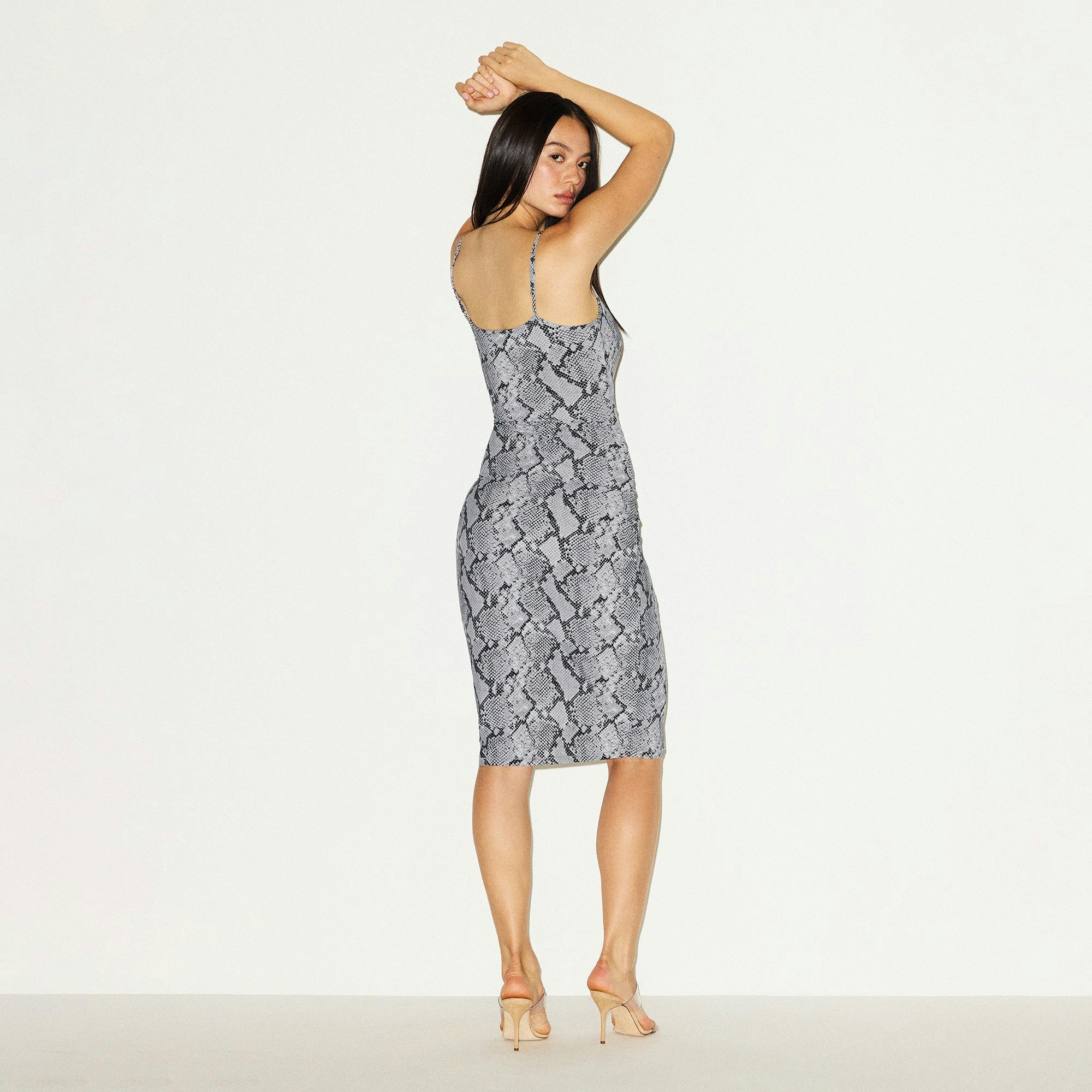 CLING MATTE MIDI DRESS
