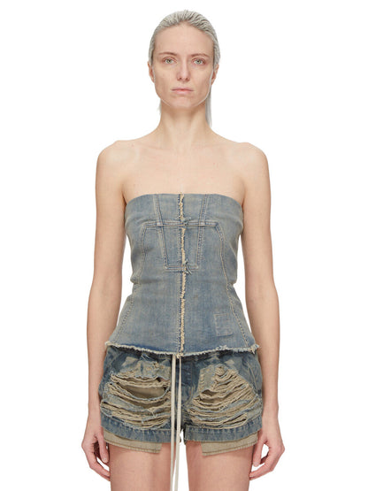 Rick Owens Splintered Bustier Top