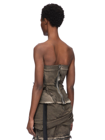 Rick Owens Splintered Bustier Top