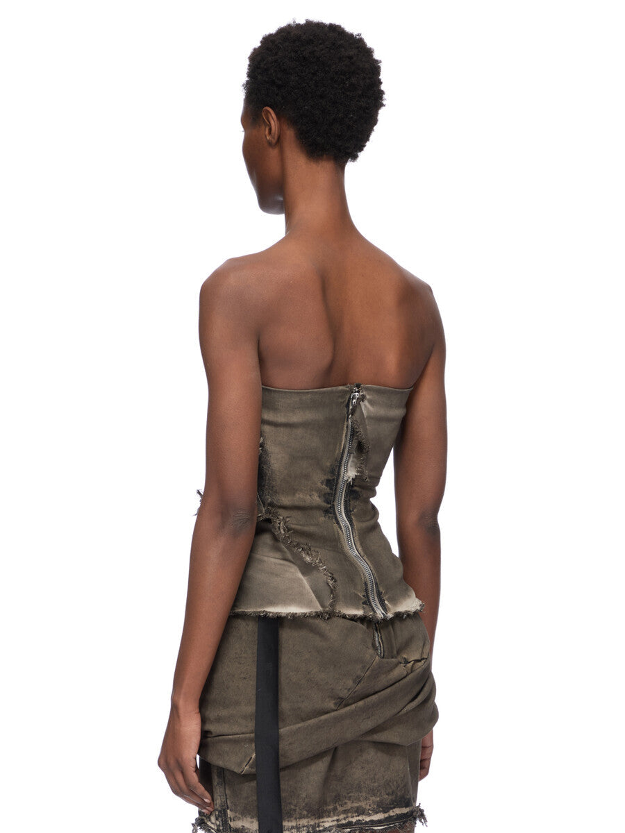 Rick Owens Splintered Bustier Top