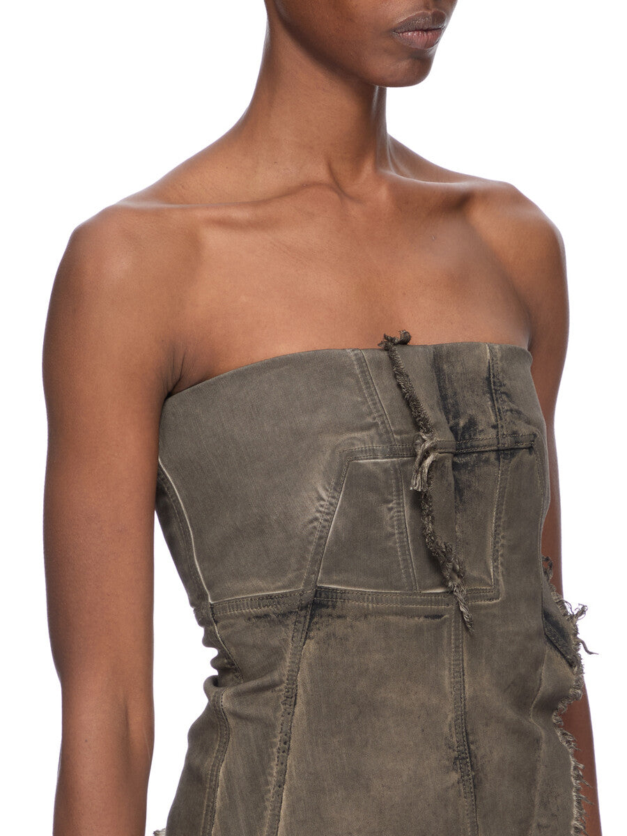 Rick Owens Splintered Bustier Top
