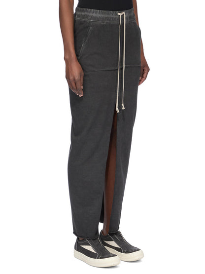 Rick Owens Pull On Sliced Pillar Skirt