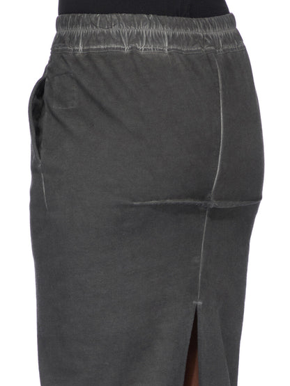 Rick Owens Pull On Sliced Pillar Skirt