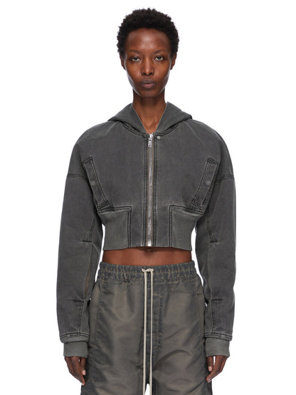 Rick Owens Hooded Cropped Flight
