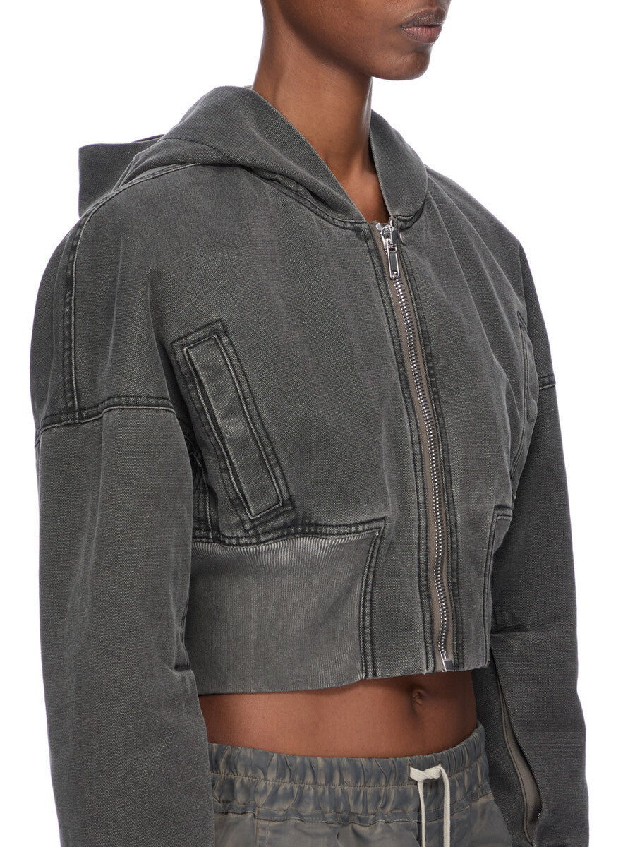 Rick Owens Hooded Cropped Flight