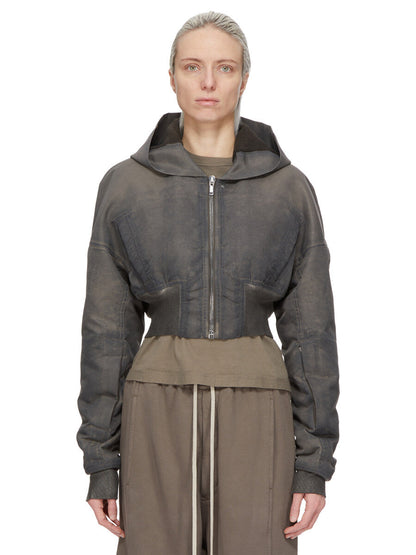 Rick Owens Hooded Cropped Flight
