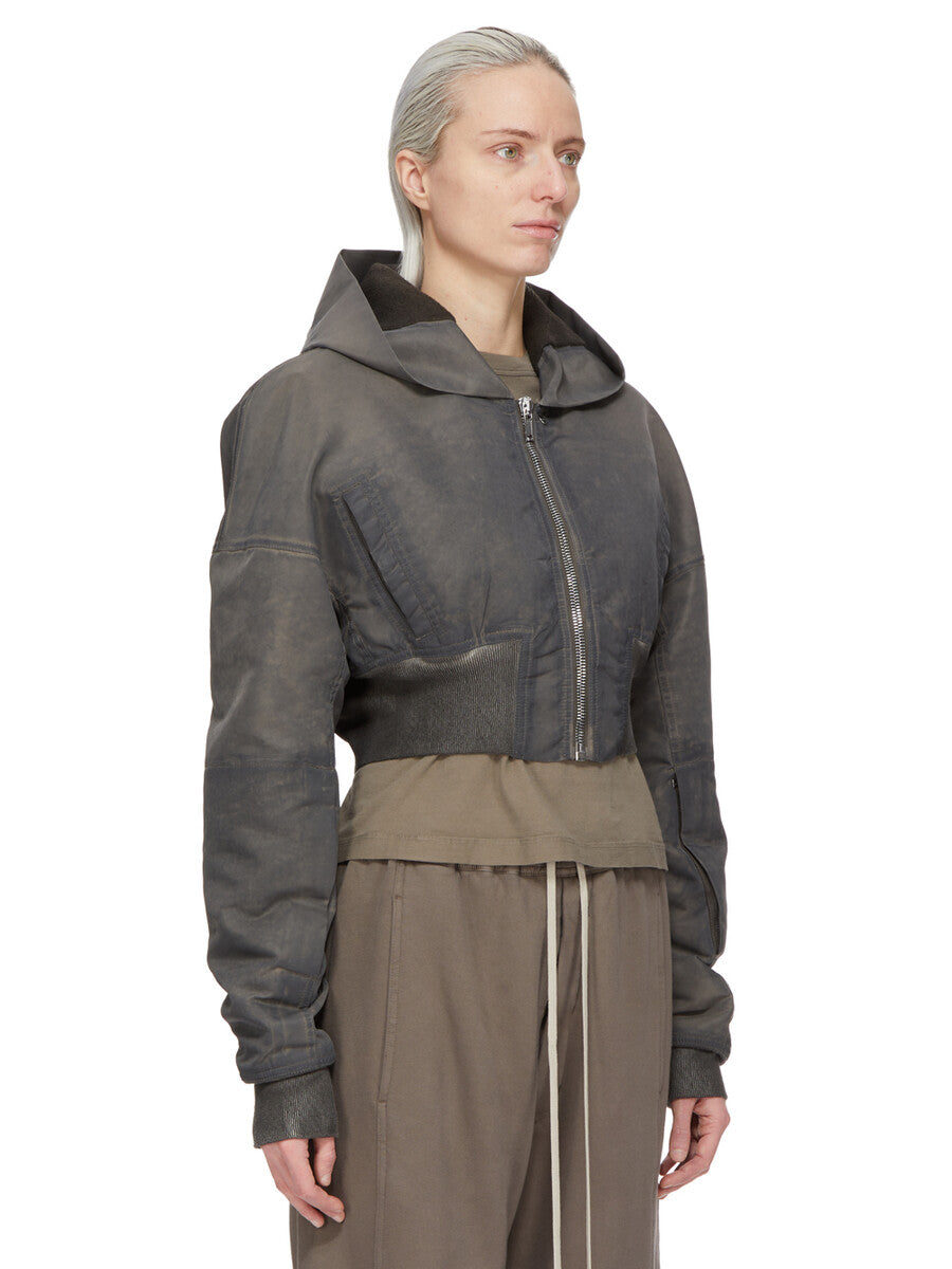 Rick Owens Hooded Cropped Flight