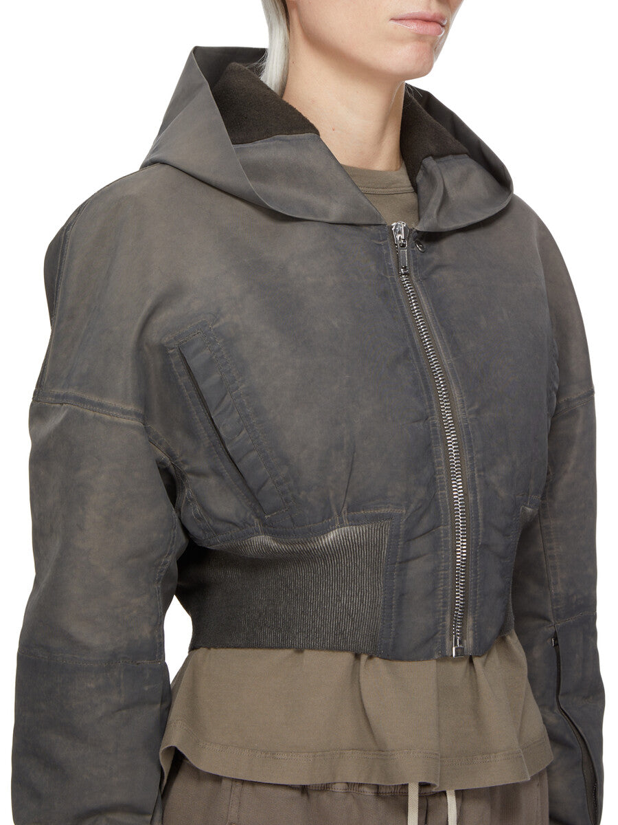Rick Owens Hooded Cropped Flight