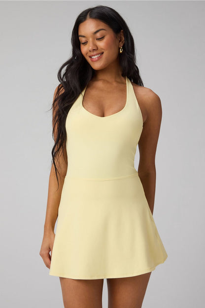 Fabletics PureLuxe Halter Ultra Mini Dress