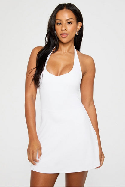 Fabletics PureLuxe Halter Mini Dress