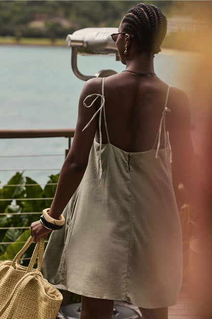 Fabletics Lifestyle Linen Shift Dress