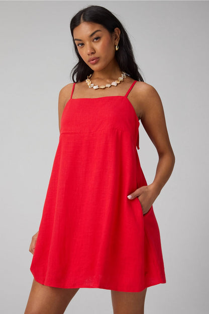 Fabletics Lifestyle Linen Shift Dress