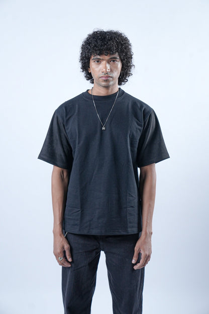 SUEDE SLEEVES TEE