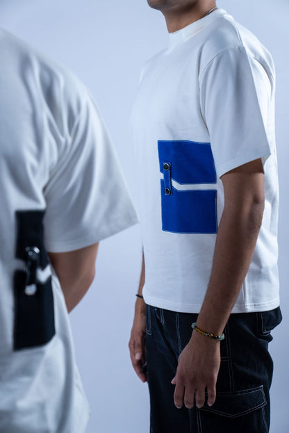 POCKET? TEE - BLUE