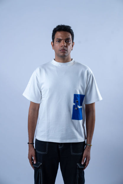 POCKET? TEE - BLUE