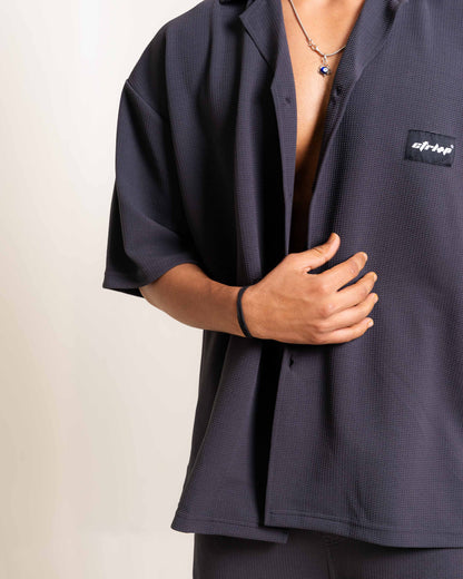 WAFFLE GREY CO-ORD SET