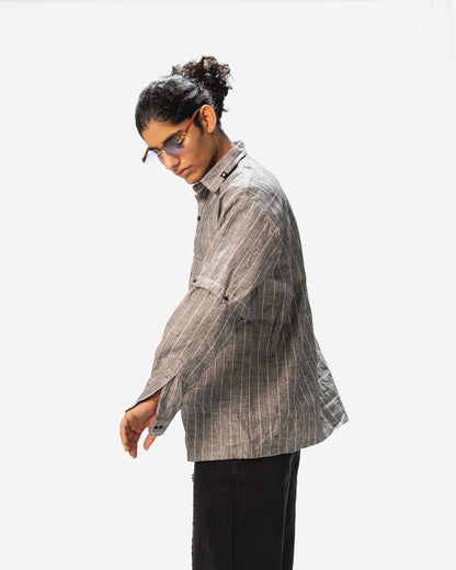 LINEN STRIPES SHIRT