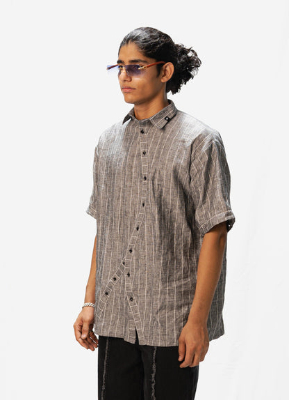 LINEN STRIPES SHIRT