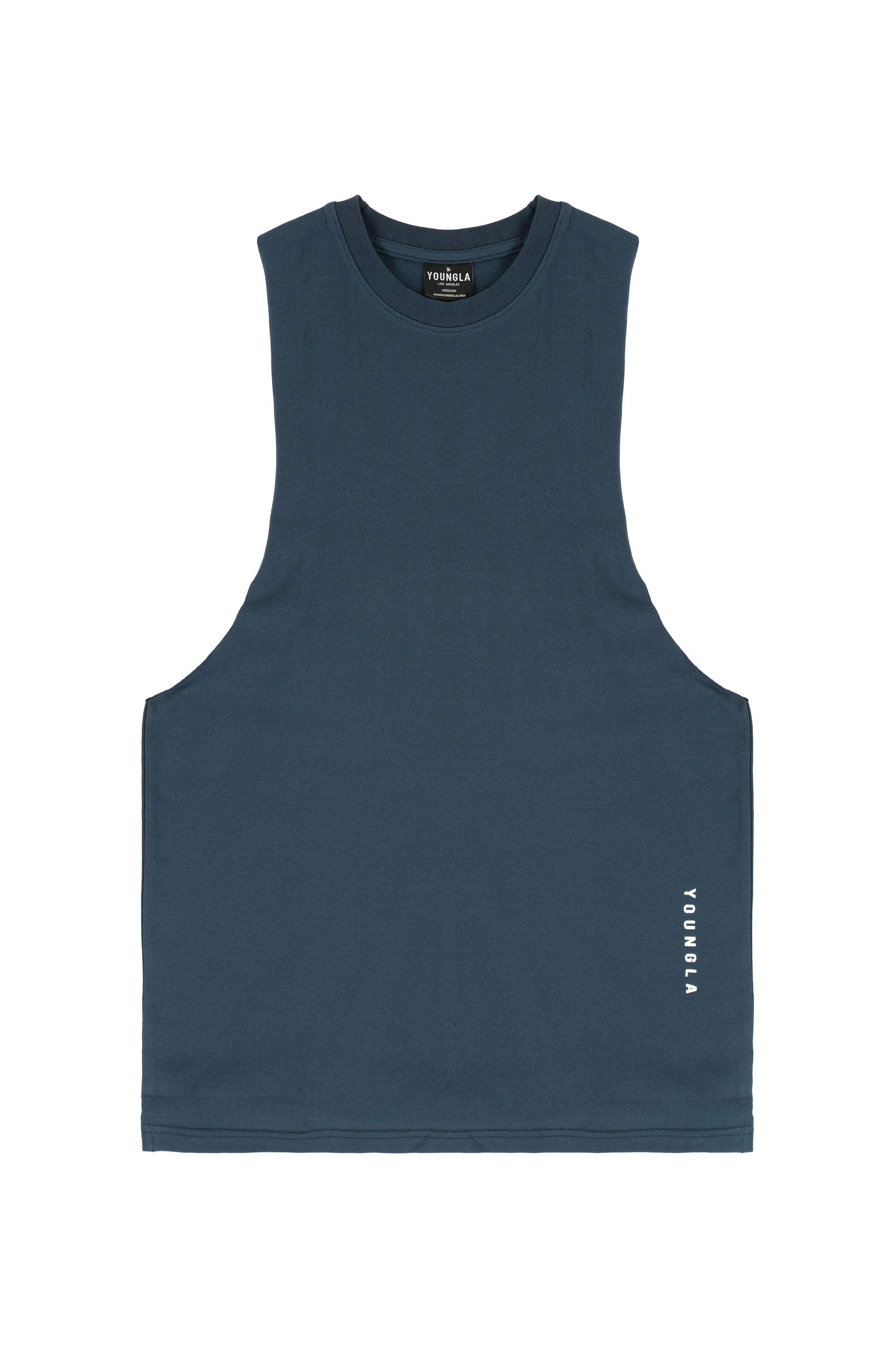 YoungLA 317 Delt Tanks Deep Teal