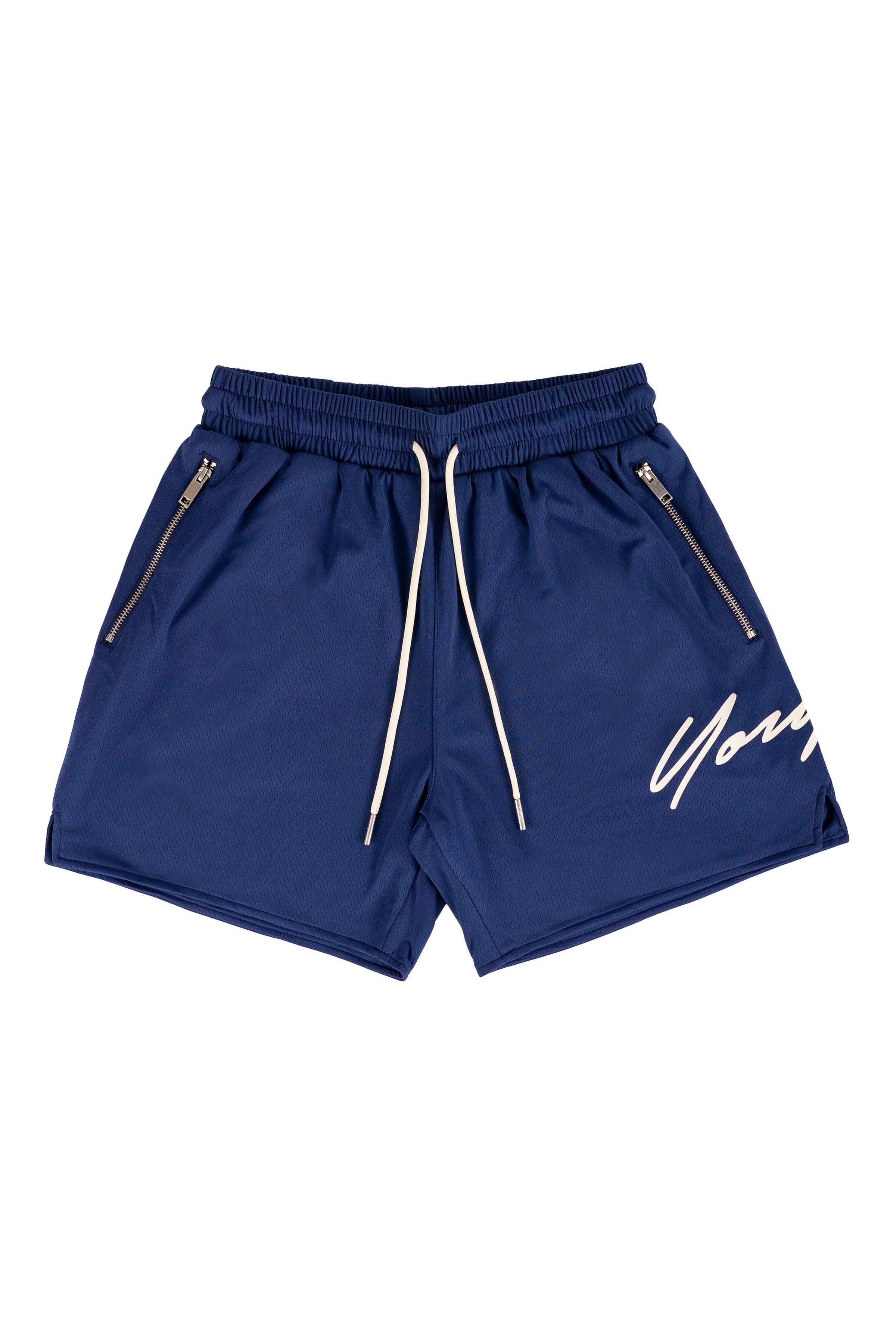 YoungLA 115 Signature Shorts Navy