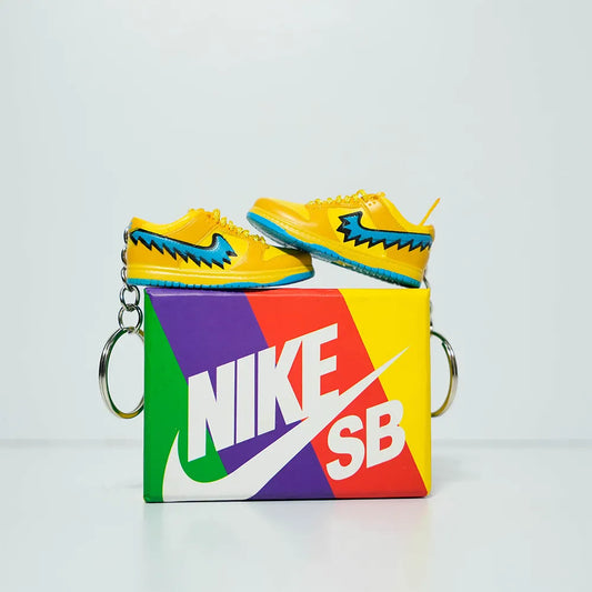 3D Sneaker Keychain With Box - Gratefull Dead Yellow