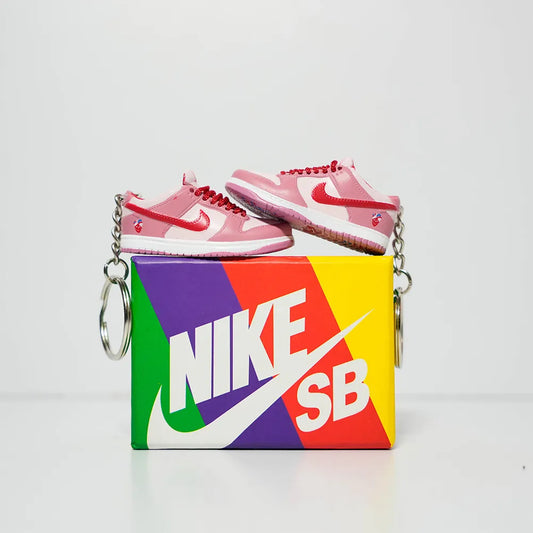 3D Sneaker Keychain With Box - SB Dunk Strange Love