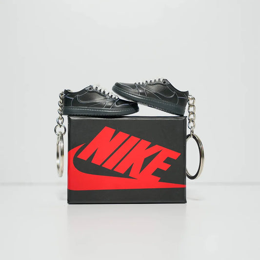 3D Sneaker Keychain With Box - NIke AJ1 Low Travis Phantom