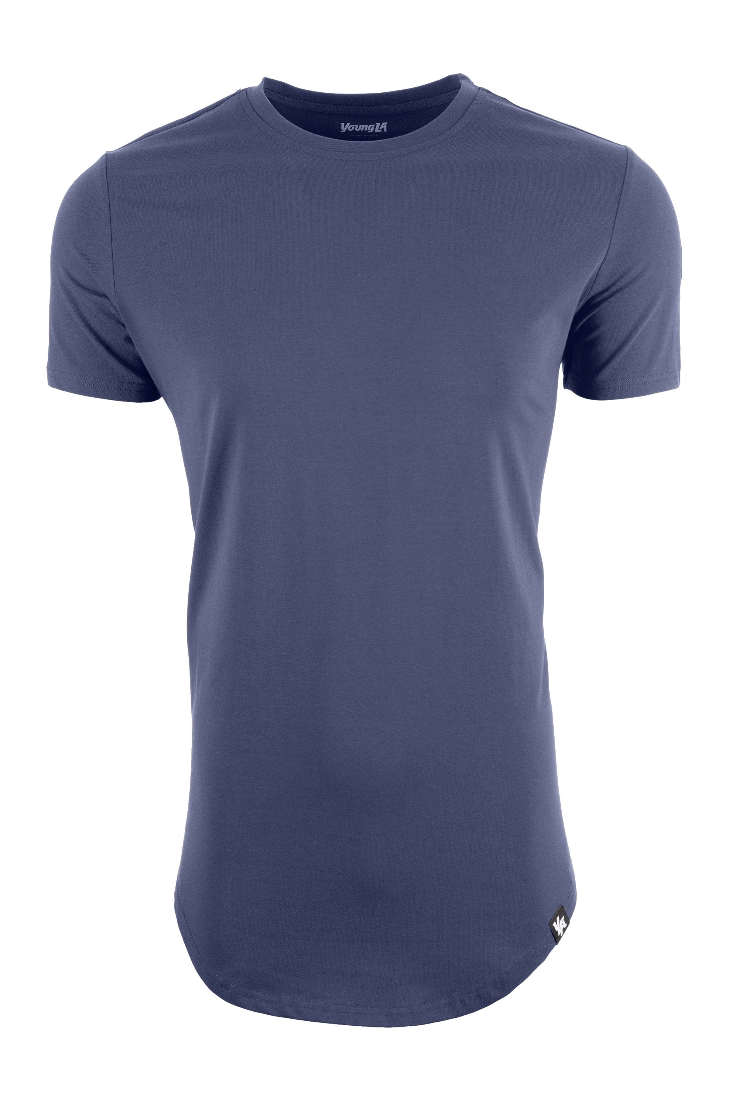 YoungLA 402 Perfect Tee - Scallop Bottom Navy
