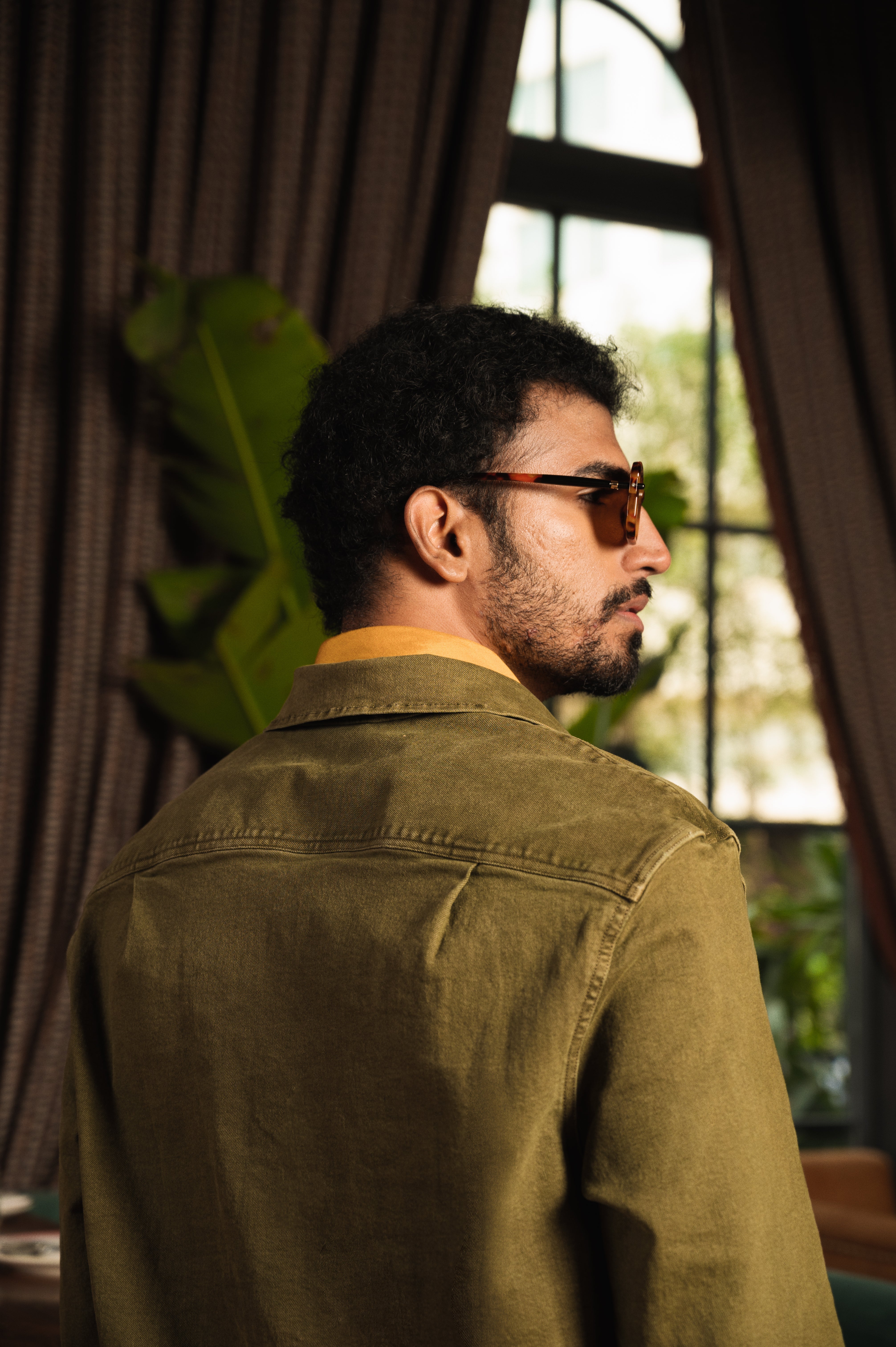 Guilty Pleasure Denim Pullover In Green