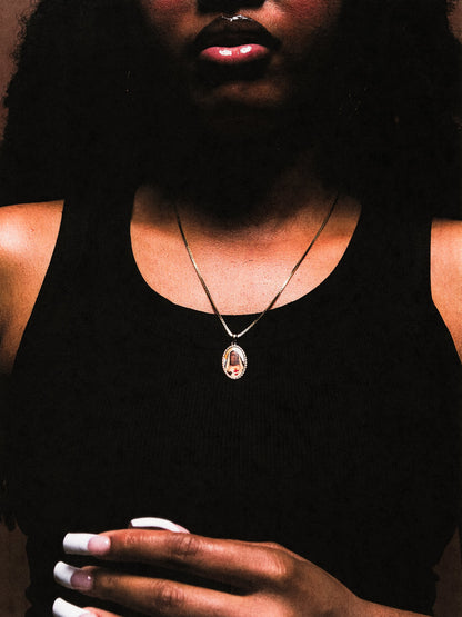 Denim Tears Black Mary Pendant
