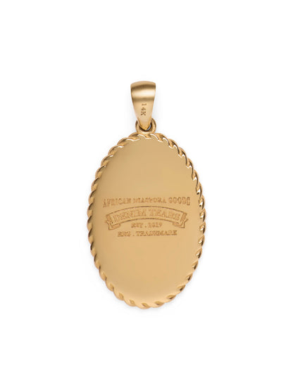 Denim Tears Black Mary Pendant