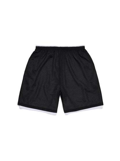 Denim Tears DT Sport Double Layer Mesh Short Black